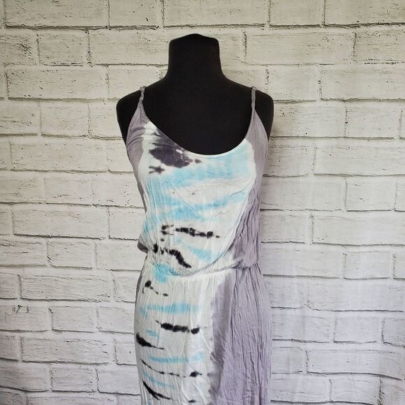 Young fabulous and broke tie dye slit maxi dress - Picture 7 of 10